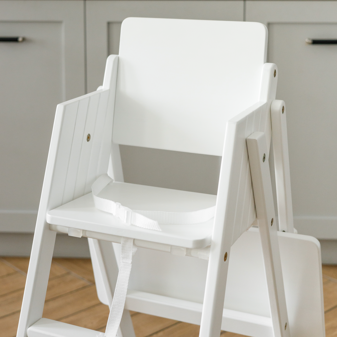 VILHA Folding Baby Chair Snow (Full White)